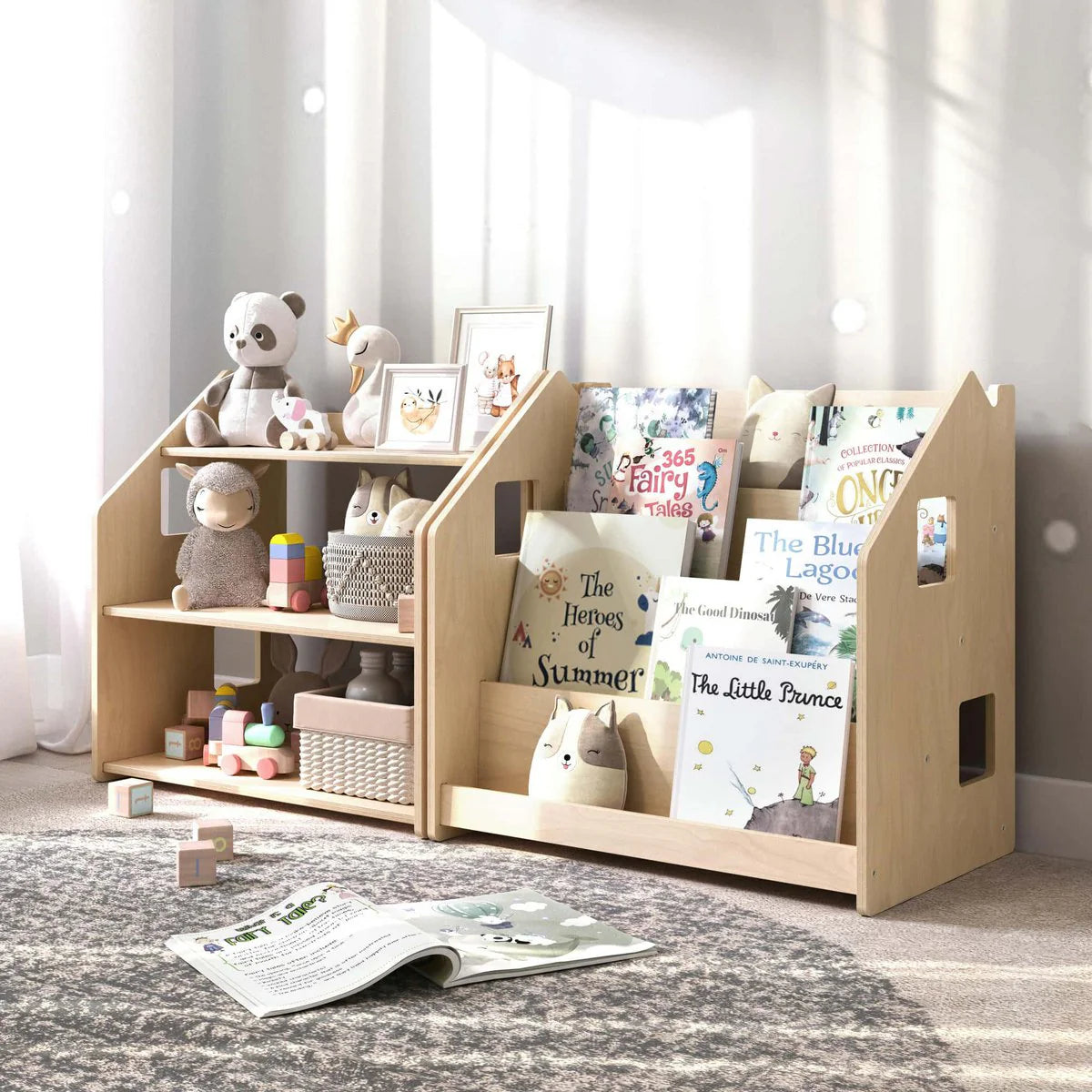 Kaivo Montessori Houten Opbergrek voor Kinderen