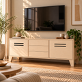 Meuble TV Kaivo – 2 portes avec 3 tiroirs