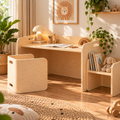 Ensemble table et chaise Montessori Kaivo – Meuble de jeu en bois 4-en-1