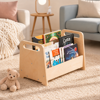 Kaivo Montessori Boekenrek  Houten Kinderboekenrek