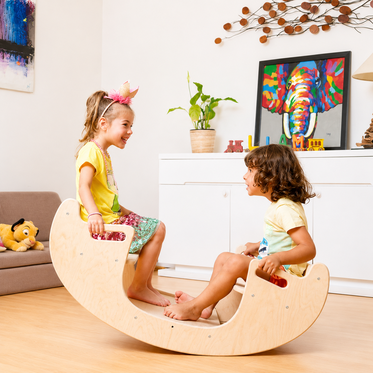 Kaivo Montessori Speeltafel 2-in-1 – Wip & Tafel