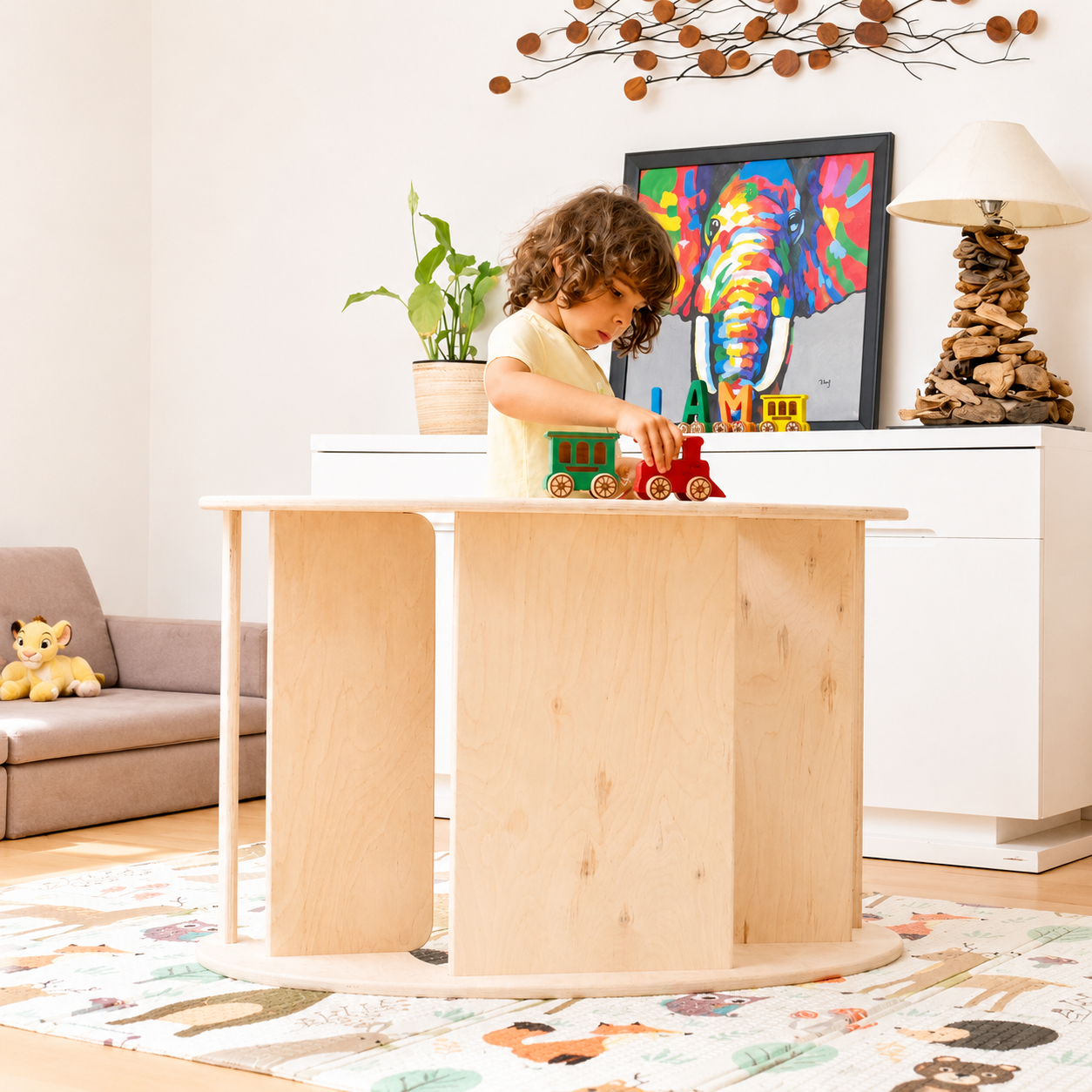 Kaivo Montessori Speeltafel 2-in-1 – Wip & Tafel