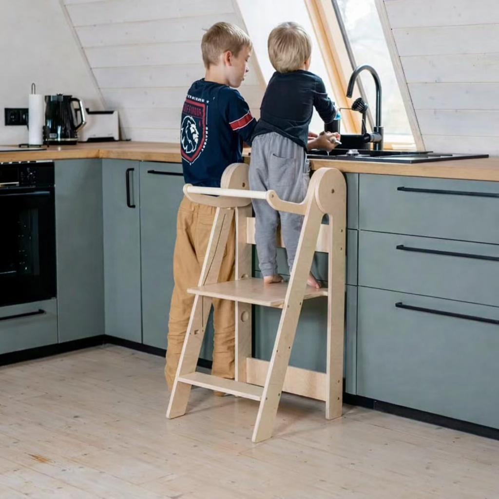Kaivo Montessori Leer Toren – Veilig Keukenhulpje voor Kinderen